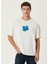 Blue Mask Beyaz Oversized Kısa Kollu Erkek T-Shirt 1