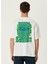 Blue Mask Beyaz Oversized Kısa Kollu Erkek T-Shirt 2