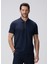 N-Tech Lacivert Polo Yaka Merserize T-Shirt 2