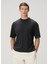 Typo Summer Siyah Organik Pamuk T-Shirt 1