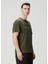 Haki Logo Baskılı T-Shirt 3