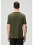 Haki Logo Baskılı T-Shirt 4