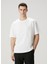 Goods Beyaz Logo Baskılı Organik Pamuk T-Shirt 1