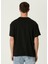 Face To Face Siyah Oversized Kısa Kollu Erkek T-Shirt 2