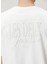 Goods Beyaz Logo Baskılı Organik Pamuk T-Shirt 6