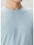 Açık Mavi Logo Baskılı T-Shirt 5