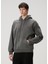 Koyu Gri Kapüşonlu Sweatshirt 1
