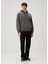 Koyu Gri Kapüşonlu Sweatshirt 2