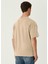 Matches Baskılı Kum Rengi Kısa Kollu Erkek T-Shirt 2