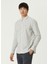 Relaxed Fit Villard Kırık Beyaz Çizgili Gömlek 3