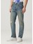 Straight Fit Lacivert Jean Pantolon 2