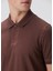 Kahverengi Polo Yaka T-Shirt 6