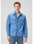 Relaxed Fit Mavi Utility Dış Gömlek 1