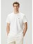 Beyaz Logo Nakışlı T-Shirt 1