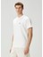 Beyaz Logo Nakışlı T-Shirt 3