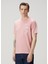 Pembe Logo Baskılı T-Shirt 3