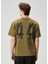 Yeşil Logo Baskılı T-Shirt 4