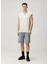 Relaxed Straight Mavi Jean Şort 1