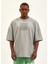 Gri Krom Oversize Unisex T-Shirt 1