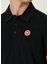 Siyah Polo Yaka Logolu T-Shirt 5