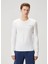 Beyaz Uzun Kollu T-Shirt 1