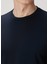 Lacivert Uzun Kollu T-Shirt 5