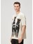 Thoroughbred Beyaz Baskılı T-Shirt 3