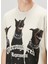 Thoroughbred Beyaz Baskılı T-Shirt 5
