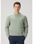Su Yeşili Logo Nakışlı Sweatshirt 3