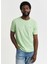 Yeşil Bisiklet Yaka Regular Fit Kısa Kollu Erkek T-Shirt 1