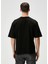 Siyah Logo Detaylı T-Shirt 4