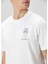 Beyaz Organik Pamuk T-Shirt 5