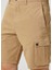Camel Keten Kargo Bermuda 4