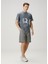 Boy Relic Koyu Mavi Baskılı T-Shirt 2