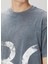 Boy Relic Koyu Mavi Baskılı T-Shirt 5