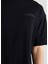 Siyah Orijinal Fit Logolu Bisiklet Yaka Kısa Kollu Erkek T-Shirt 5
