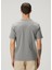 Gri Logo Detaylı T-Shirt 4
