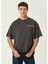 Juice Antrasit Oversized Kısa Kollu Erkek T-Shirt 1