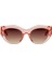 Hm 1537 C 3 Cat Eye Pembe Asetat Kadın Güneş Gözlüğü 1