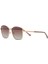 Ds 2397 C2 Cat Eye Kahve Altın Metal Kadın Güneş Gözlüğü 1