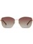 Ds 2397 C2 Cat Eye Kahve Altın Metal Kadın Güneş Gözlüğü 2