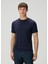 Lacivert Basic T-Shirt 1