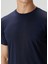 Lacivert Basic T-Shirt 5