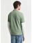 Yeşil Polo Yaka Kısa Kollu Regular Fit Erkek T-Shirt 3