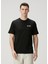 Atlas Siyah Logo Baskılı T-Shirt 1