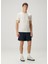 Regular Fit Bej Logo Baskılı T-Shirt 2