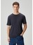 Lacivert Keten T-Shirt 1
