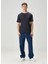 Lacivert Keten T-Shirt 2