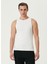 Free Heaven Rib Beyaz Kolsuz Erkek T-Shirt 1