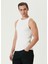 Free Heaven Rib Beyaz Kolsuz Erkek T-Shirt 3
